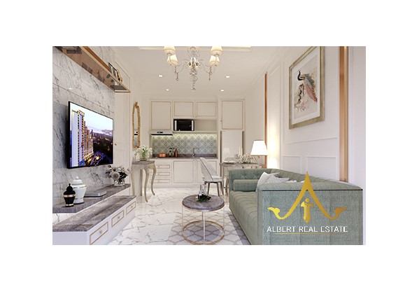 One-bedroom condominium interior at The Empire Tower Pattaya