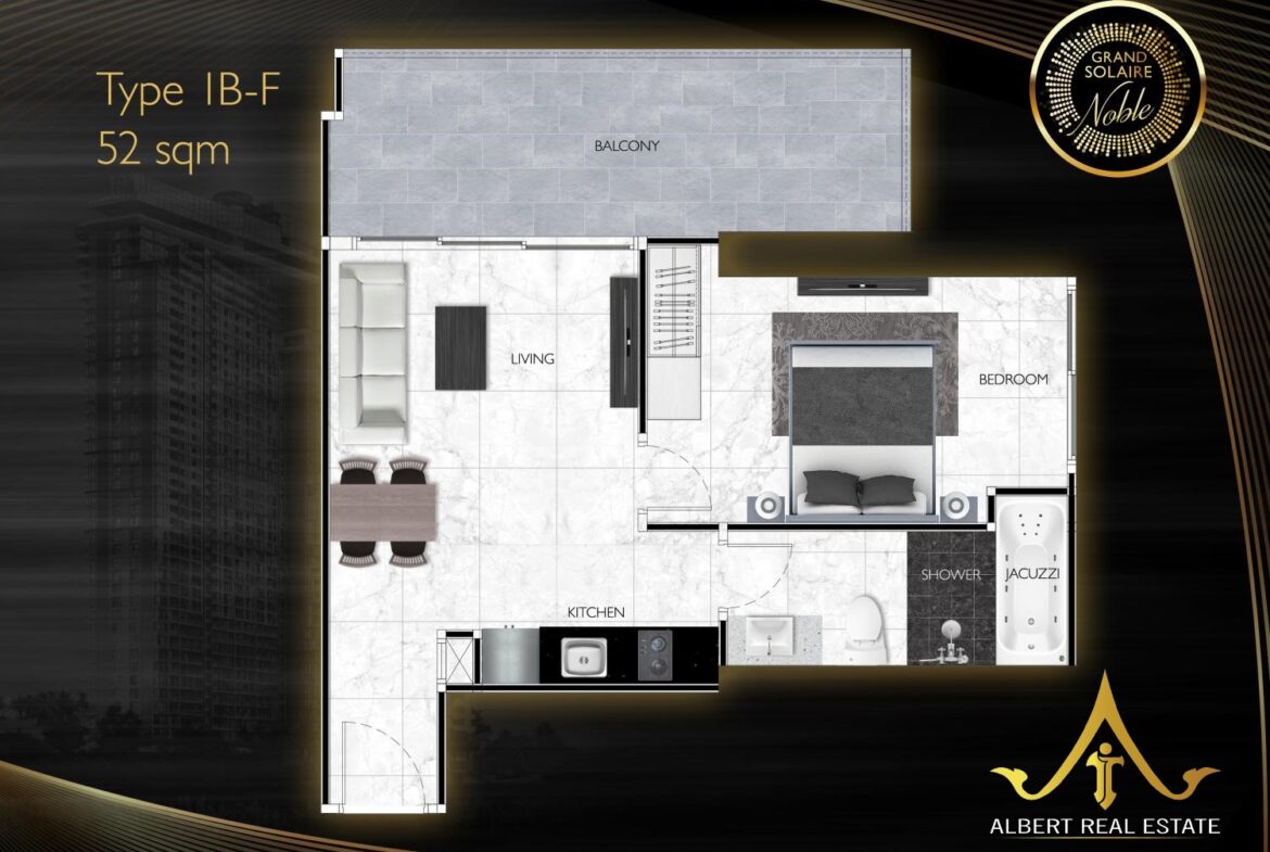 Grand Solaire Noble Pattaya sample residence