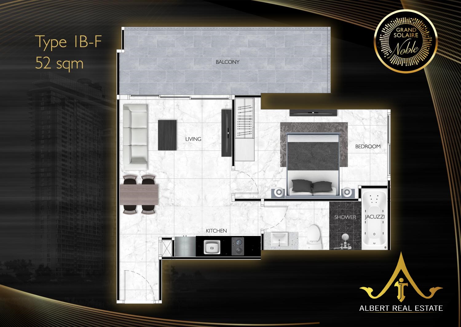 Grand Solaire Noble – AITNC5019 Grand Solaire Noble Pattaya sample residence