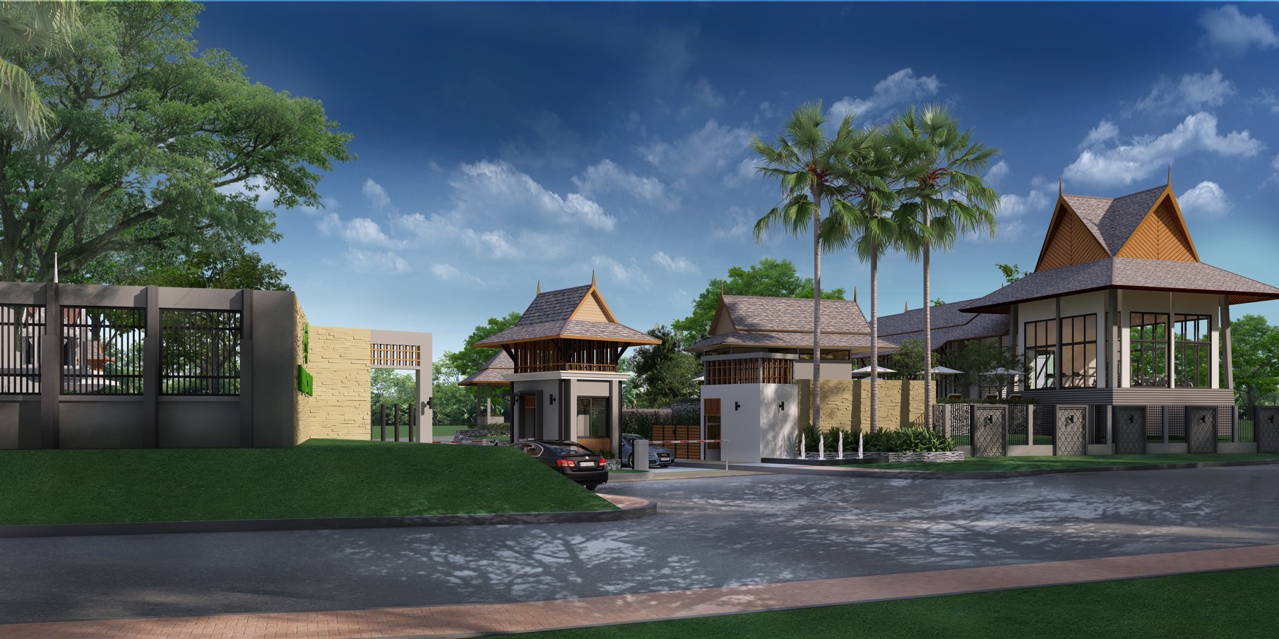 Entrance to Villa Vista Hua Hin