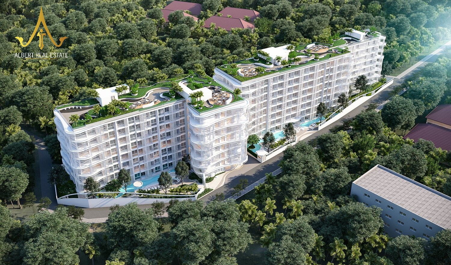 The Coral Pattaya condominium layout