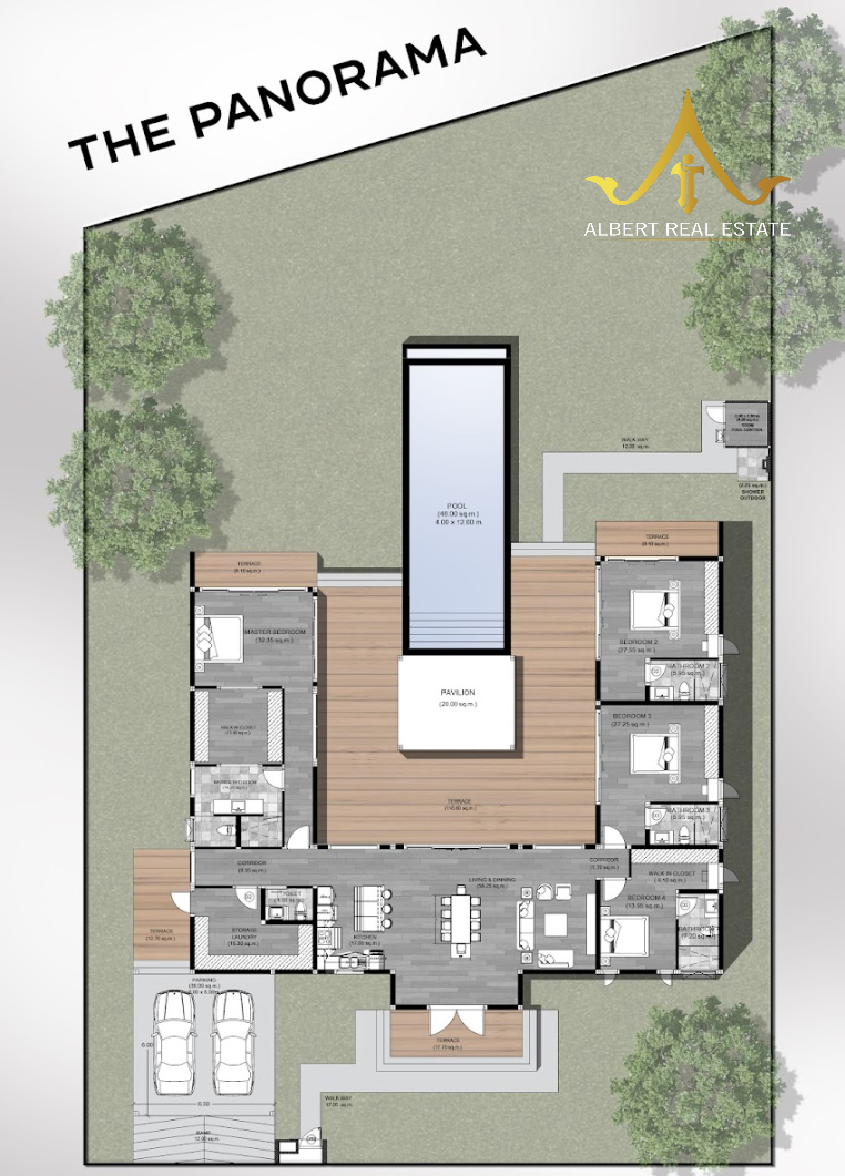 Elysia Aura 3 The Panorama villa floor plan