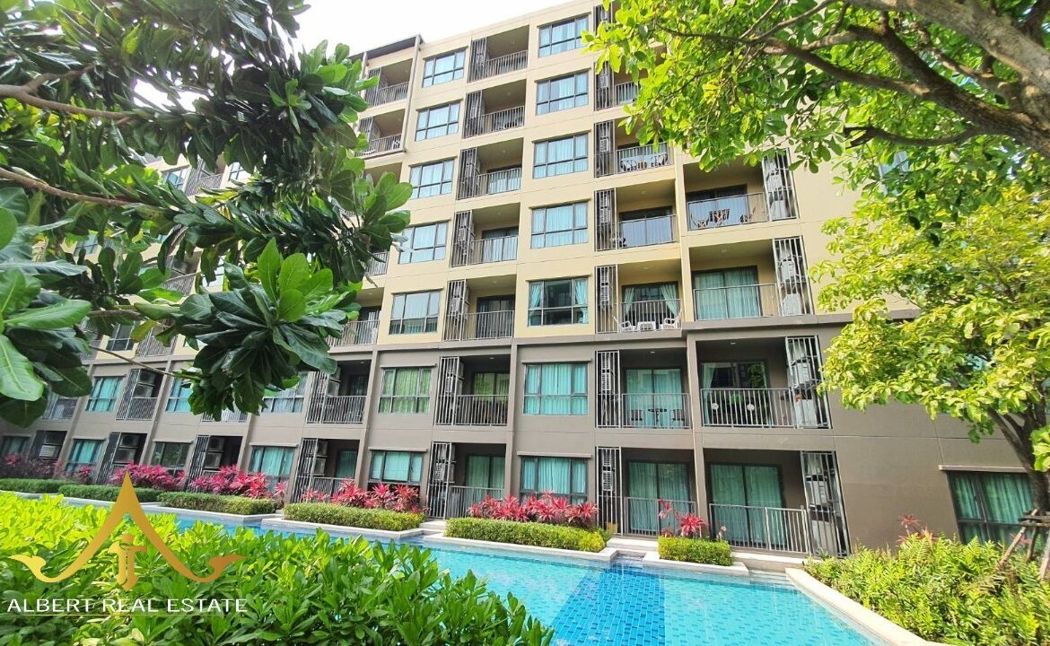 Furnished one-bedroom pool-view condominium in Cha-Am – image 03