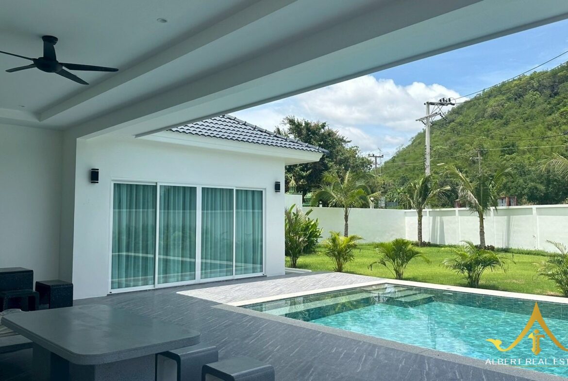 The Phudara 9 Hua Hin – 3-Bedroom Mountain-View Pool Villa