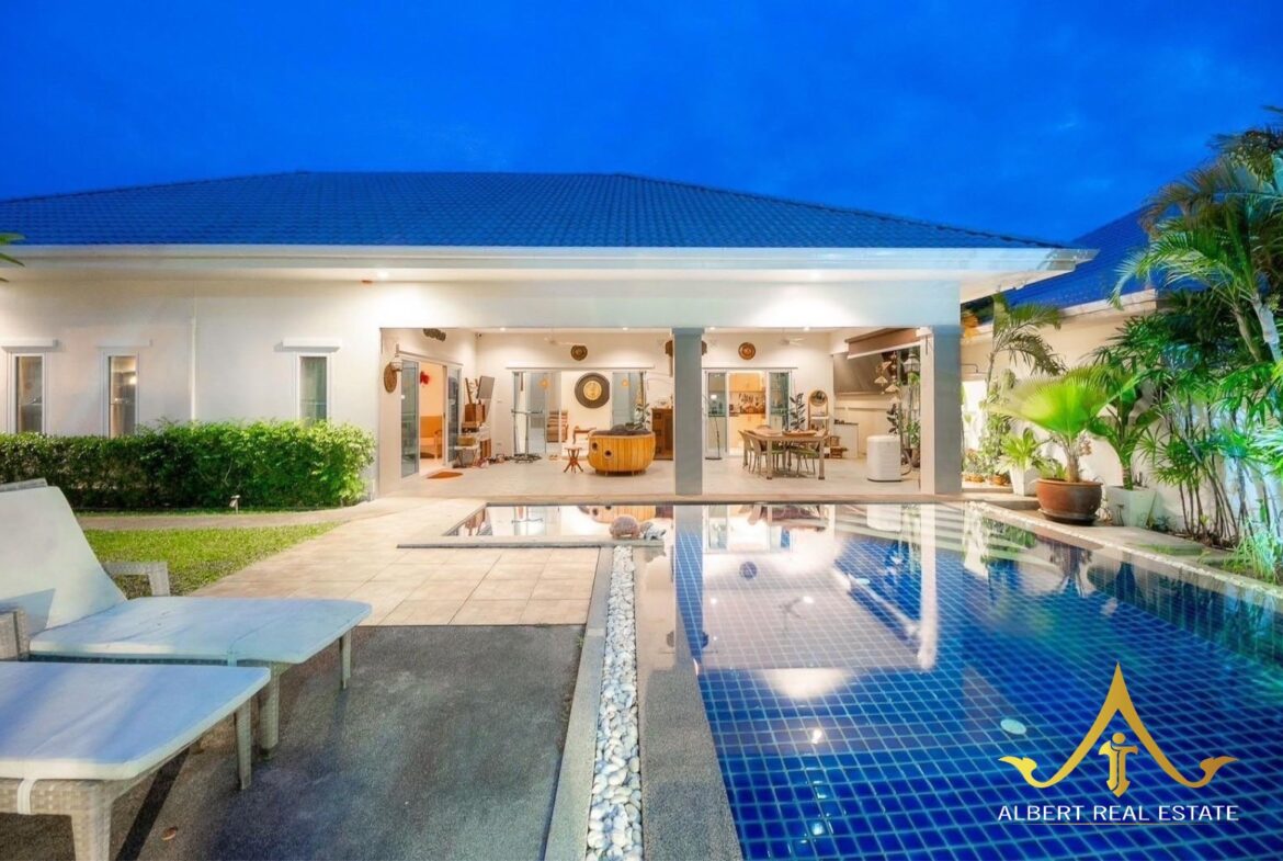 Gold A / Avenue 88 Gold – 4-Bedroom Corner Pool Villa in Hua Hin