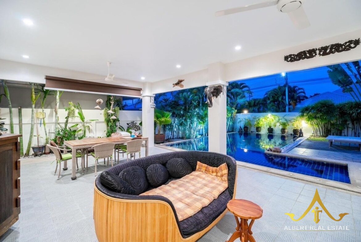 Gold A / Avenue 88 Gold – 4-Bedroom Corner Pool Villa in Hua Hin