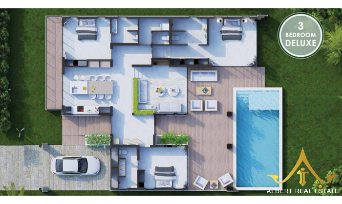 Villa Suasana modern tropical villa