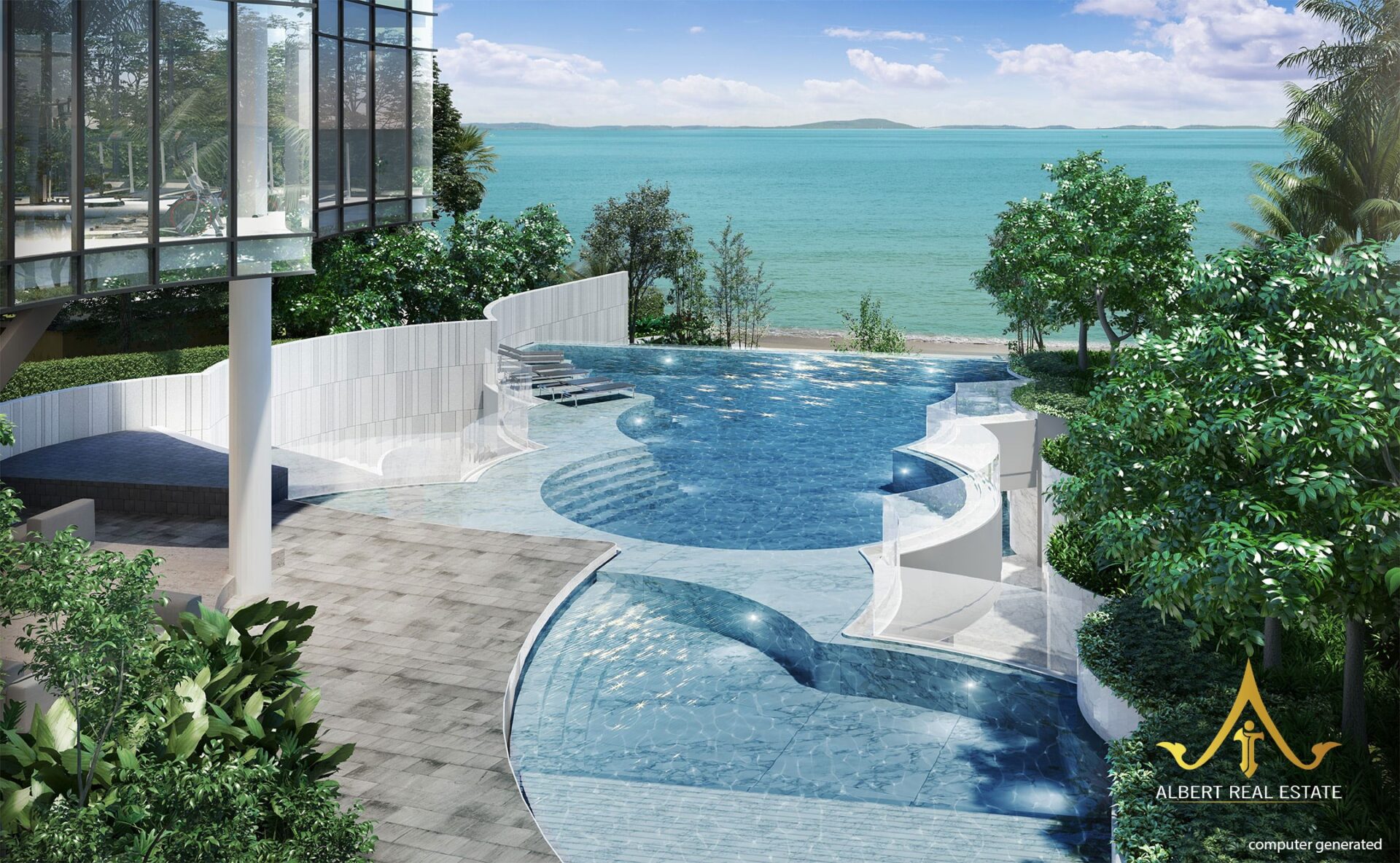 AROM Wongamat luxury beachfront condominium Pattaya