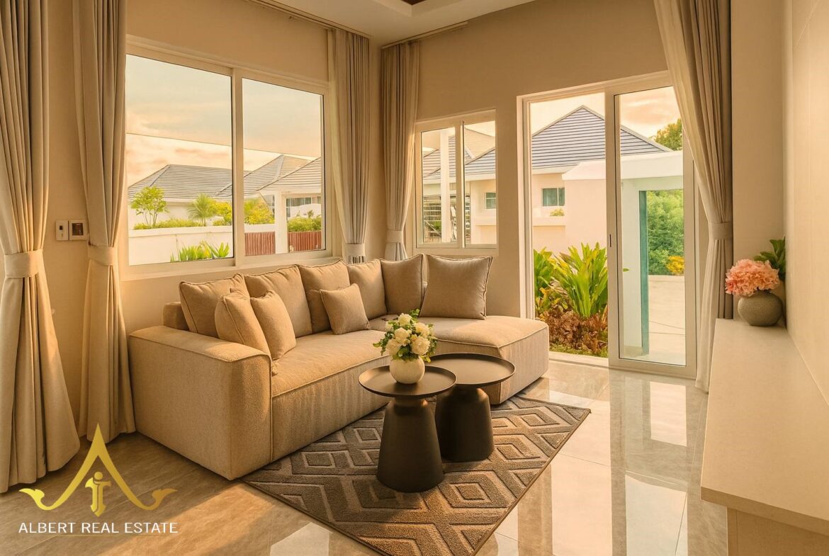 Santi Grove Hua Hin furnished three-bedroom pool villa – Photo 19