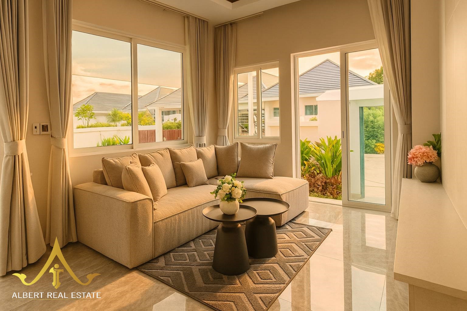 Santi Grove Hua Hin furnished three-bedroom pool villa – Photo 19