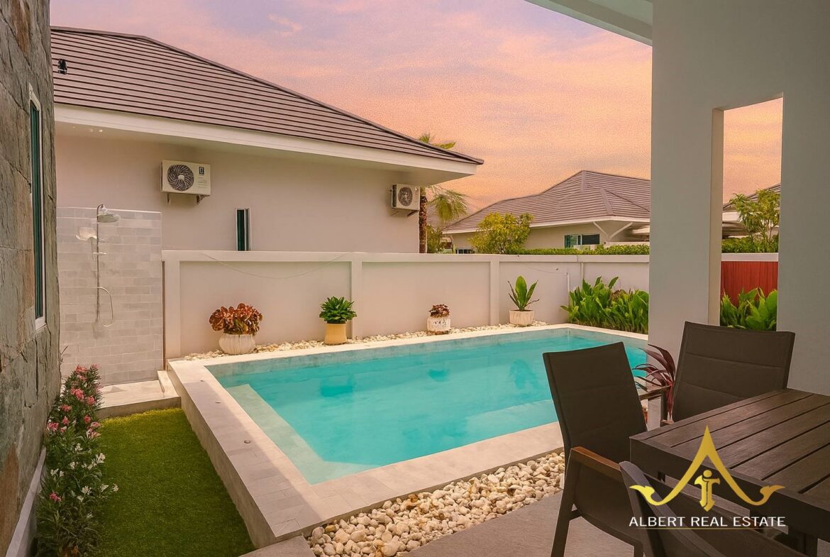 Santi Grove Hua Hin furnished three-bedroom pool villa – Photo 20