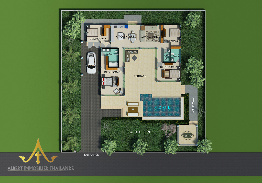 White Beach Villas floor plan