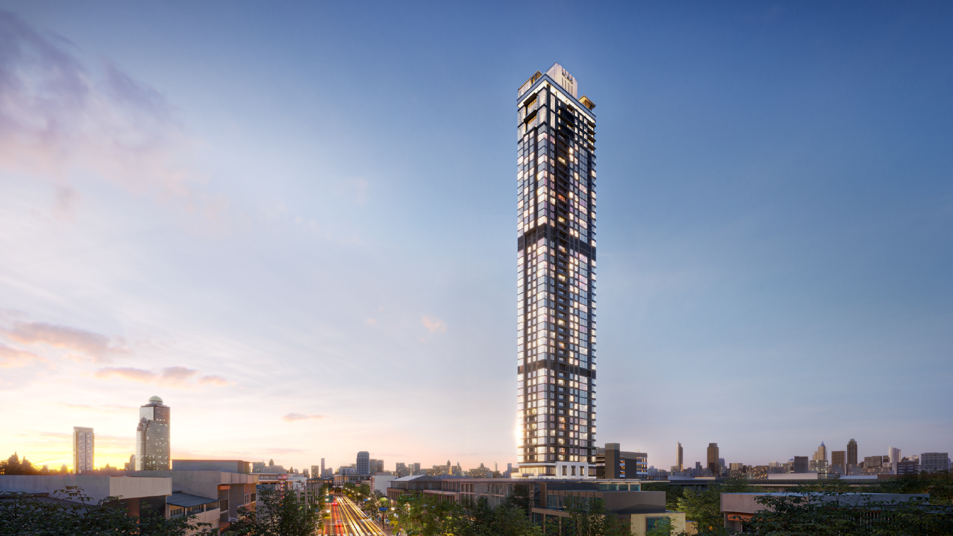 MUNIQ Charoen Krung luxury riverside condominium in Bangkok exterior view